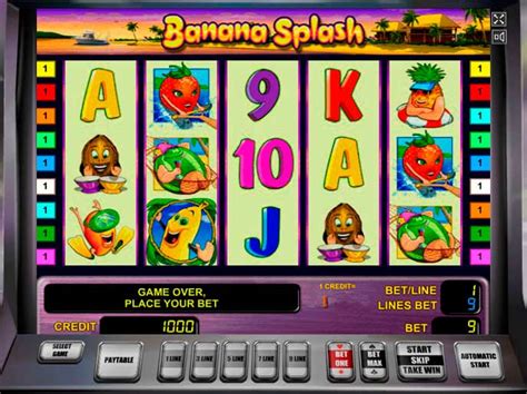 Игровой автомат Banana Splash  играть бесплатно